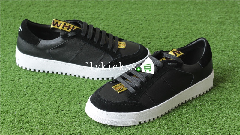 Off White Low Top Sneaker Black